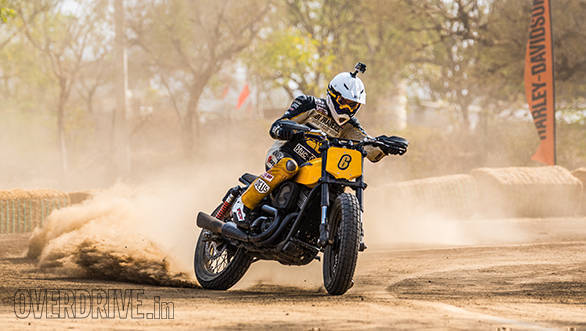 Harley-Davidson Flat Track Experience Marco Belli Action
