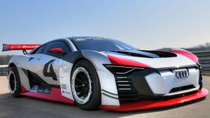 All-electric Audi e-tron Vision Gran Turismo leaps into real life from PlayStation 4 game