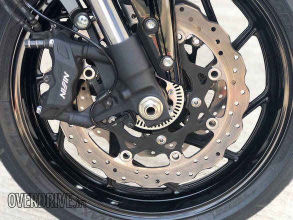 2018 Suzuki GSX-S750 | Buddh International Circuit | Detail | Front Brakes