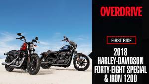 2018 Harley-Davidson Forty-Eight Special & Iron 1200 first ride feature review