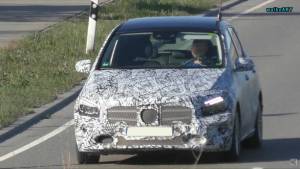 Next generation Mercedes-Benz B-Class spotted testing, to be based on new A-Class