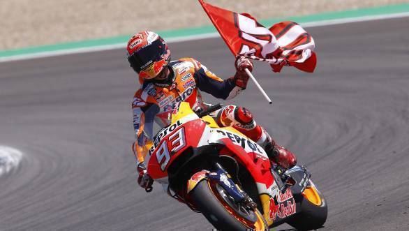 Marc Márquez at the Spanish MotoGP