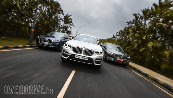 Comparison Test: 2018 BMW X3 vs Audi Q5 vs Volvo XC60 - Overdrive
