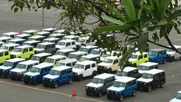Next-gen 2018 Suzuki Jimny spotted at company plant in Japan
