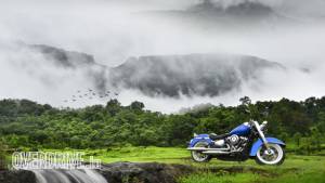 Monsoon cruise on the Harley-Davidson Softail Deluxe