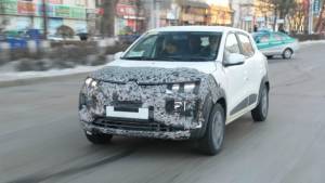 Renault Kwid EV production version spotted testing for the first time