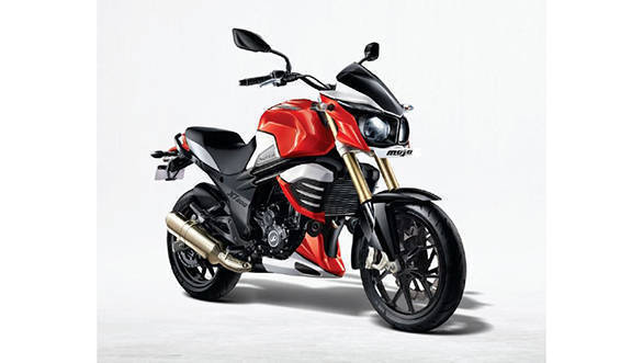 Picture of the older Mahindra Mojo 300 for reference OVERDRIVE