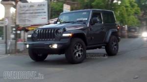 2019 Jeep Wrangler SUV spotted testing undisguised in India again
