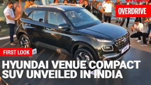 Hyundai Venue Compact SUV unveiled in India - First Look