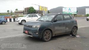 BSVI Mahindra XUV300 spotted on test near Pune - India launch soon