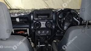 New-generation Mahindra Thar spotted on test - reveals interiors details