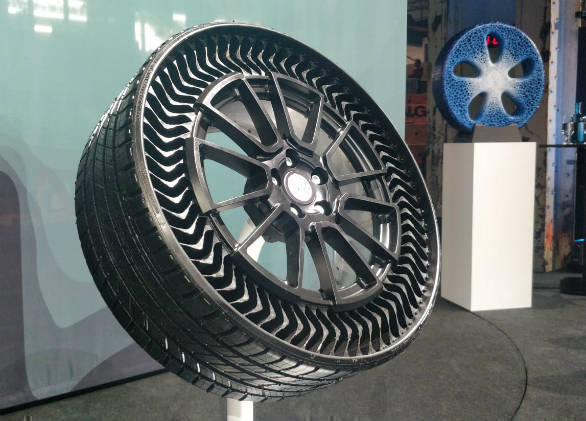 Michelin announces new airless tyre called Uptis, in association with ...