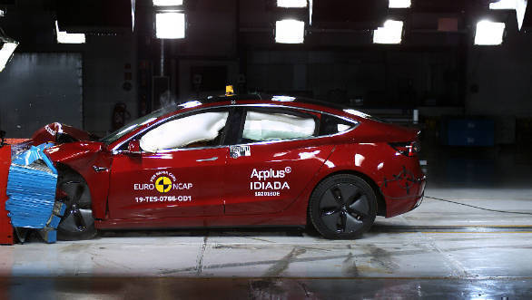 Tesla Model 3 Ev Scores Five Stars In Euro Ncap Safety Rating Overdrive