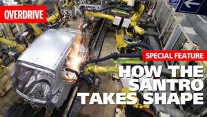 How the Hyundai Santro takes shape video