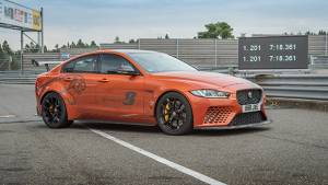Jaguar XE SV breaks its own record on the Nurburgring by 2.9 seconds