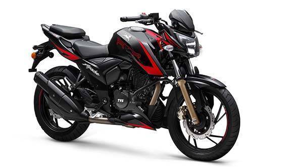 TVS Apache RTR 200 4V on sale in India for reference