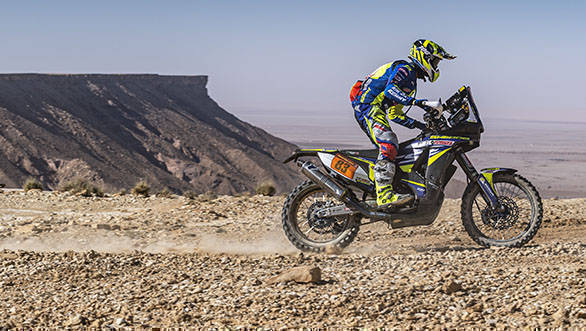 Dakar 2022 Sherco  TVS  Racing  s Adrien Metge moves to 12th 