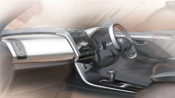 Hyundai Creta 2020 - interior-sketch