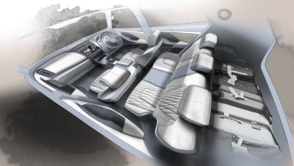 Hyundai Creta 2020 - interior-sketch