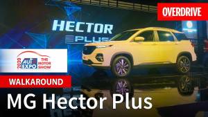 MG Hector Plus six/seven seater SUV - Auto Expo 2020