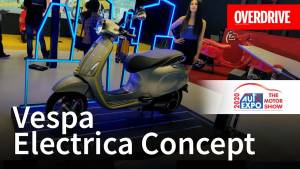 Vespa Elettrica and Racing Sixties concepts - Auto Expo 2020