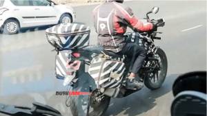 KTM 250 Adventure motorcycle spied again, this time with a touring kit