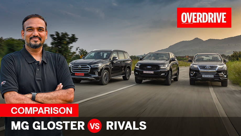 MG Gloster vs Ford Endeavour vs Toyota Fortuner | Comparative Review