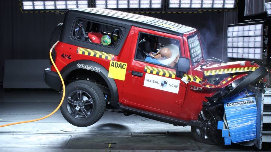 Mahindra Thar Scores Four Stars In Global Ncap Crash Tests Overdrive