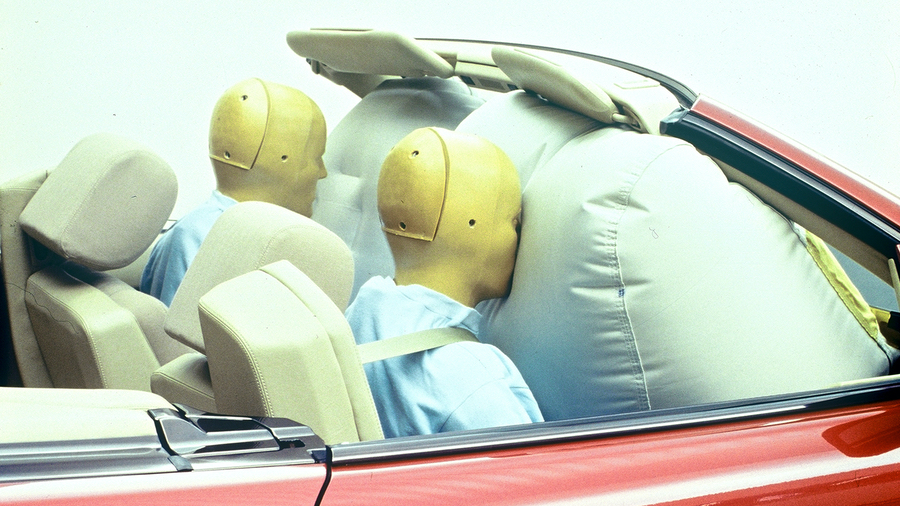 Bond between airbags and seat belts- one is not effective without the other