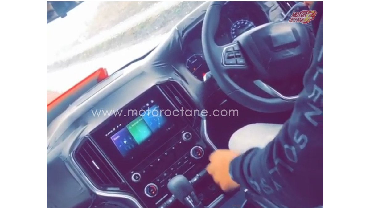 Upcoming 2021 Mahindra Scorpio Interiors Spied Undisguised Overdrive