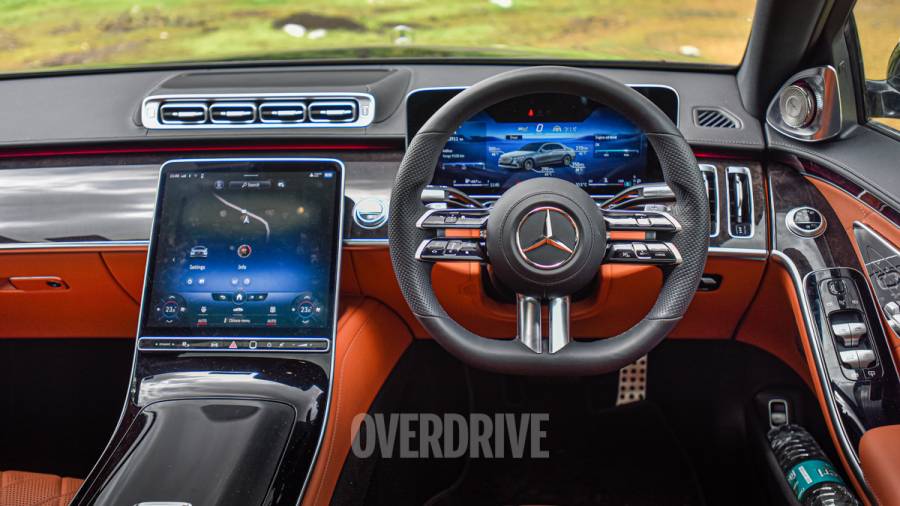 2021 Mercedes-Benz S-Class review interior steering wheel