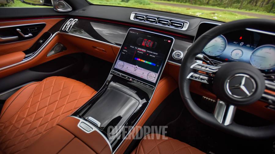 2021 Mercedes-Benz S-Class review interior MBUX screen