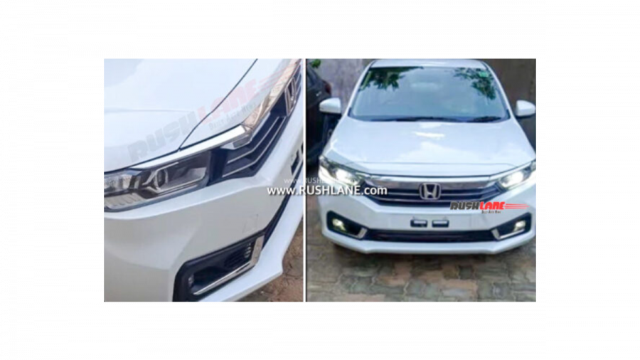 2021 Honda Amaze facelift leaked image exterior front