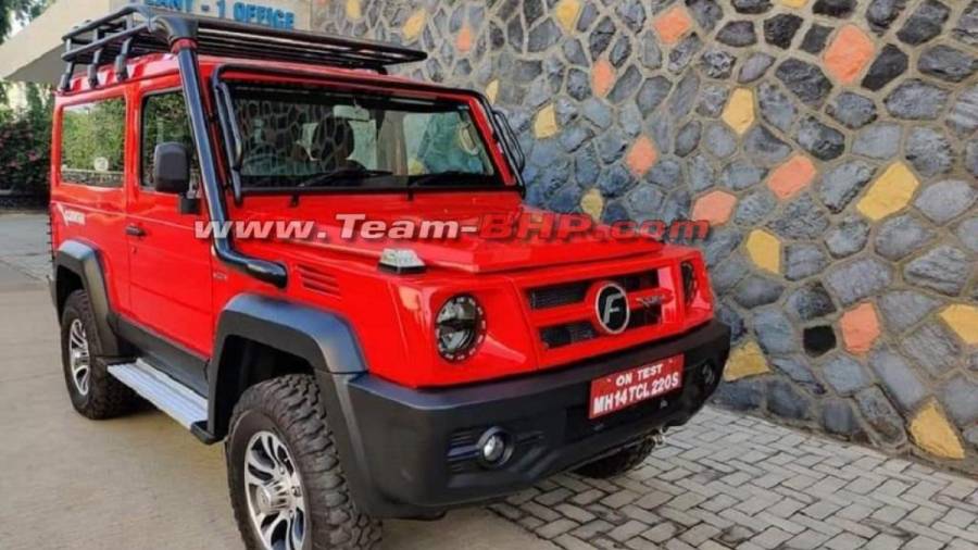 2021 Force Gurkha spied exterior front