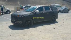 Near-production Jeep Meridian 7-seater SUV spotted undergoing high-altitude testing in India
