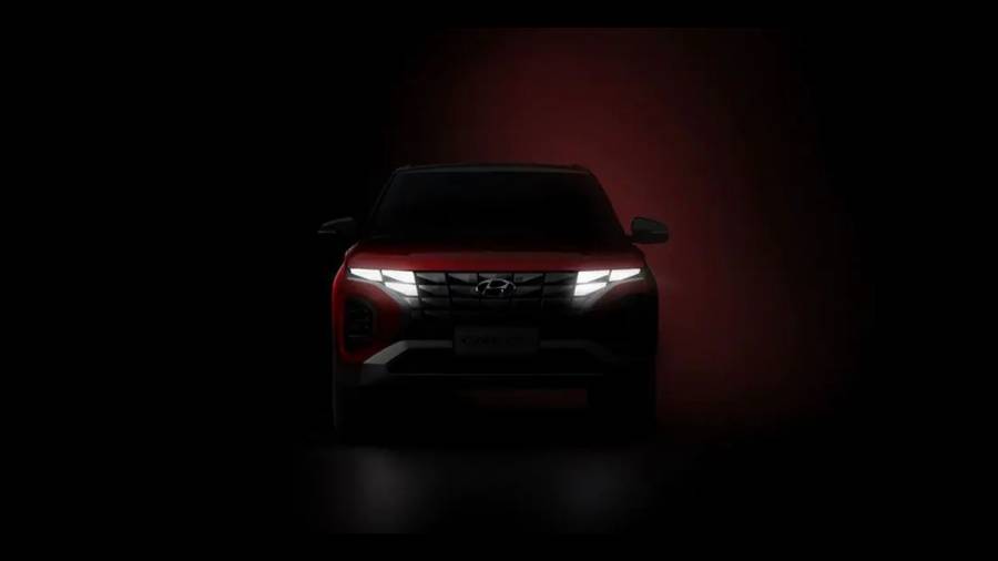2022 Hyundai Creta facelift teaser exterior front