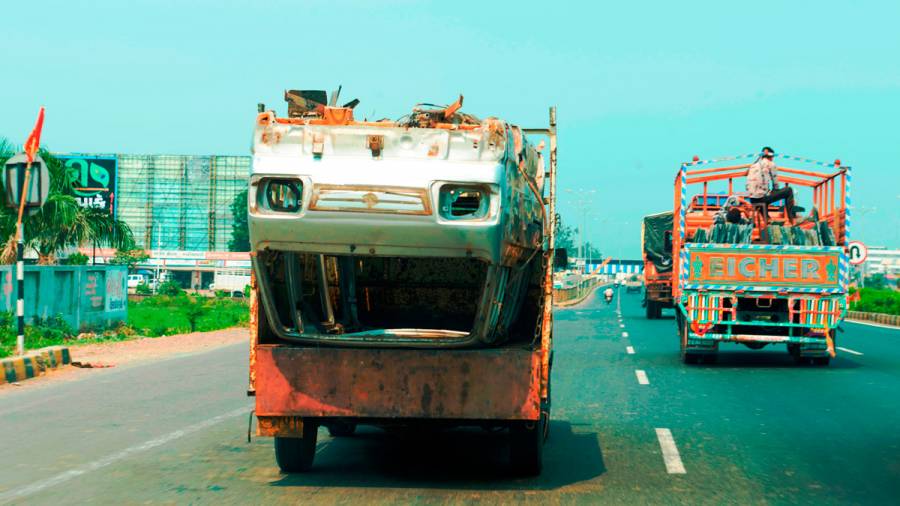 Indian Highways- And vast variety of vehicles