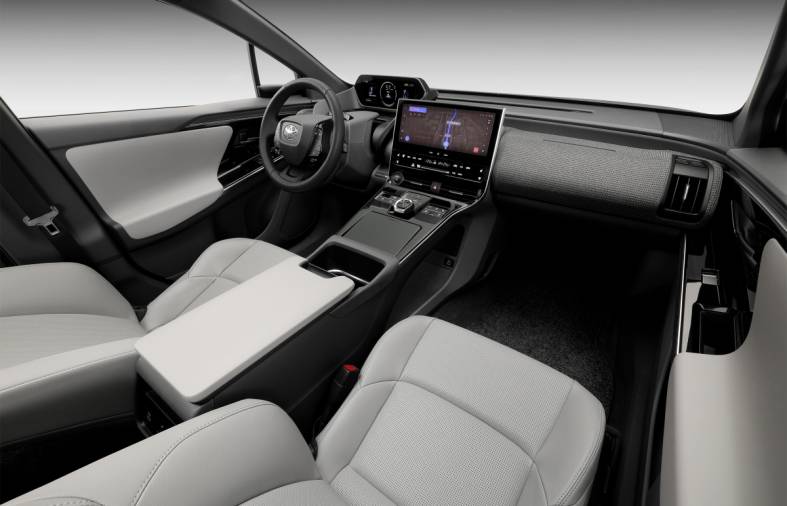 2022 Toyota bz4x interior front