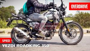 2022 Yezdi Roadking 350 adv tourer spotted testing