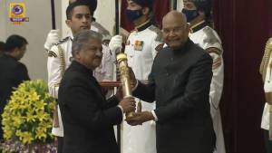 Anand Mahindra receives the third highest civilian honour, Padma Bhushan award 2020