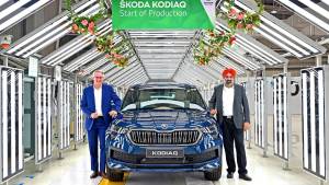 Volkswagen's Aurangabad plant begins production of the facelifted Skoda Kodiaq