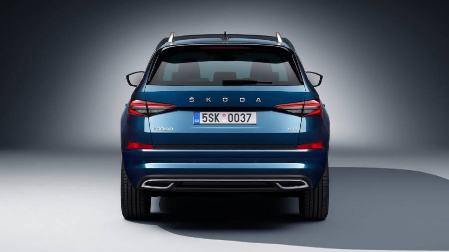 2022 Skoda Kodiaq facelift exterior rear