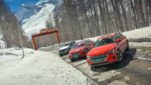 Breaking the ice: Audi e-tron, Jaguar I-Pace, Mercedes EQC in the Himalayan winter