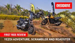 A day out with the 2022 Yezdis - Adventure, Scrambler and Roadster first ride reviews