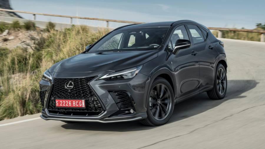 2022 lexus nx 350h exterior front