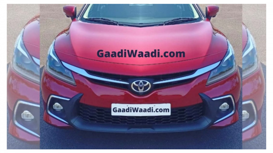 2022 Toyota Glanza leaked exterior front