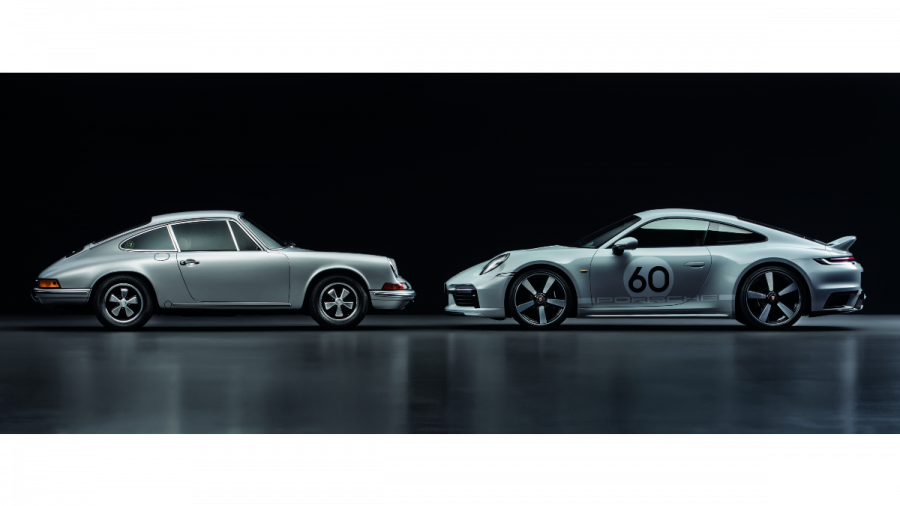 2022 porsche 911 sport classic vs 1972 porsche 911 carrera rs 2.7