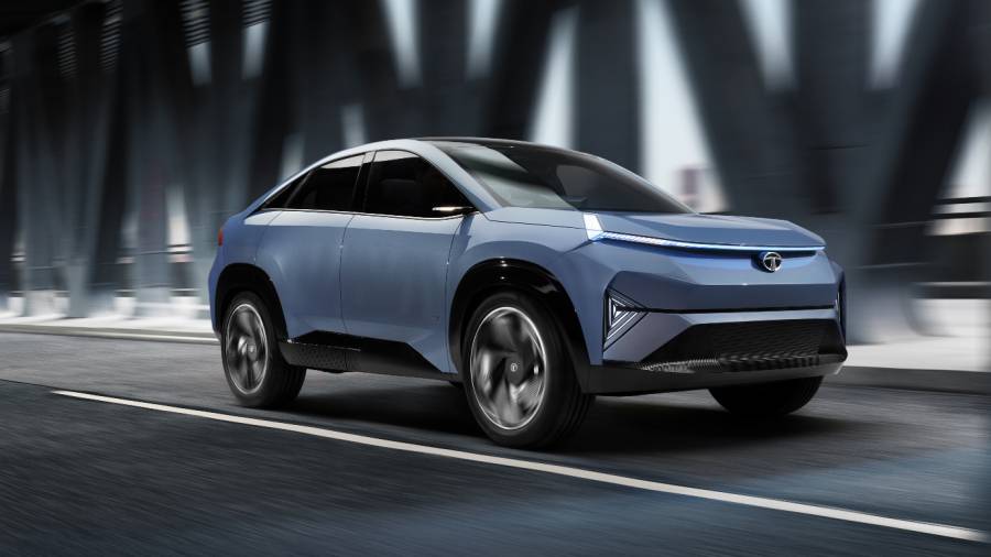 2022 Tata Electric Concept Curvv exterior dynamic front