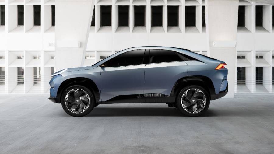 2022 Tata Electric Concept Curvv exterior side