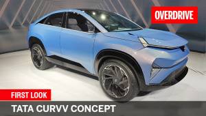 Tata Concept Curvv - 500 km range electric coupe SUV preview | First Look